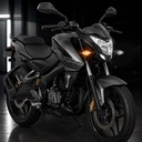 FAROL GIRO BAJAJ ROUSER NS200 DEL/TRAS (JGO) MTC