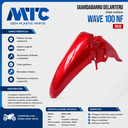 GUARDABARRO DEL. HONDA WAVE NF 100 ROJO MTC