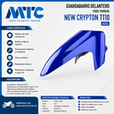 GUARDABARRO DEL. YAMAHA NEW CRYPTON 110 (1 PCS) AZUL MTC