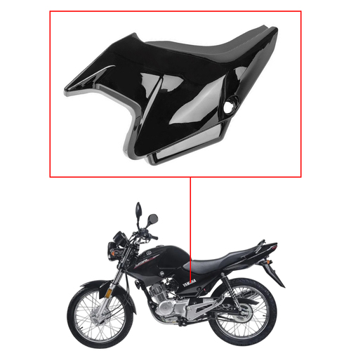 CACHA LATERAL YAMAHA YBR 125 FACTOR NEGRO LADO IZQUIERDO MTC