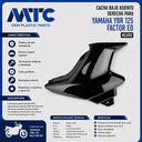 CACHA LATERAL YAMAHA YBR 125 FACTOR NEGRO LADO DERECHO MTC