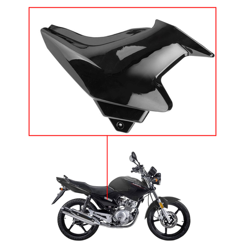 CACHA LATERAL YAMAHA YBR 125 FACTOR NEGRO LADO DERECHO MTC