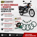 C-POWER (D.EMBR. RACING + RESORTES) SUZUKI AX100 STD