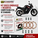 C-POWER (D.EMBR. RACING + RESORTES) YAMAHA FZ16 (FIBRA PAPEL) STD