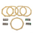 C-POWER (D.EMBR. RACING FIBRA ORIG. + RESORTES) HONDA CB190R (5 pcs) STD