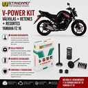 V-POWER KIT YAMAHA FZ16 (VALVULAS + RETEN + RESORTES) STD