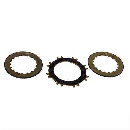 DISCO DE EMBRAGUE HONDA C90 / GILERA SMASH (3PCS) STD
