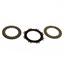 DISCO DE EMBRAGUE HONDA C90 / GILERA SMASH (3PCS) STD