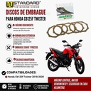DISCO DE EMBRAGUE HONDA CB125 F TWISTER (FIBRA ORIGINAL) STD