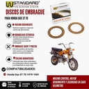 DISCO DE EMBRAGUE HONDA ST70 DAX (2PCS) STD