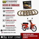 DISCO DE EMBRAGUE YAMAHA V80 (6pcs) STD