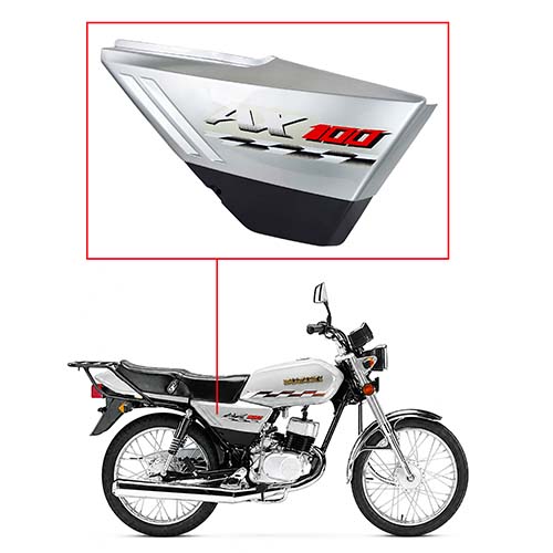 CACHA LATERAL DERECHA SUZUKI AX100 GRIS MTC