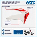 CACHA TANQUE HONDA XR150L BLANCO LADO DERECHO MTC