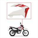 CACHA TANQUE HONDA XR150L BLANCO LADO DERECHO MTC