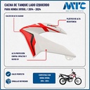 CACHA TANQUE HONDA XR150L BLANCO LADO IZQUIERDO MTC