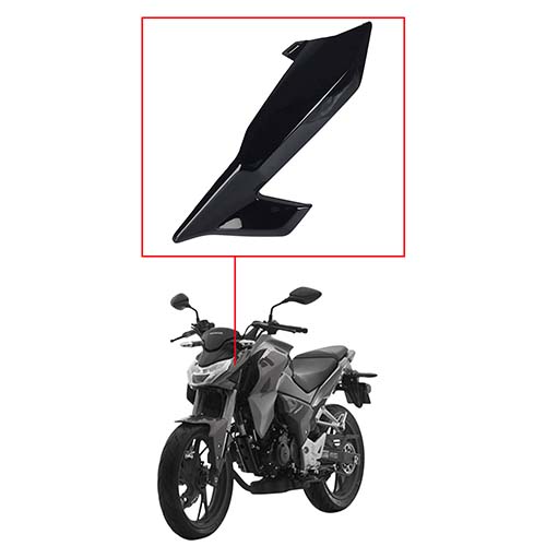 CACHA OPTICA HONDA CB190R NEGRO LADO IZQUIERDO MTC