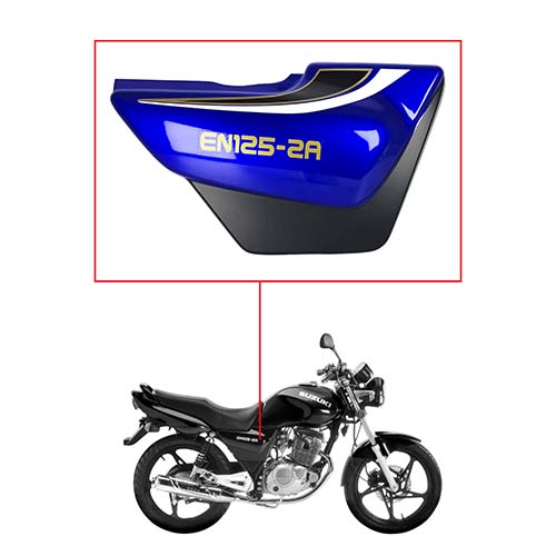 CACHA LATERAL SUZUKI EN125 HU 2A AZUL LADO DERECHO MTC