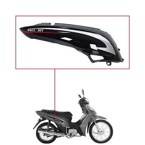 CACHA BAJO ASIENTO CORVEN ENERGY 110S NEGRO LADO DERECHO MTC
