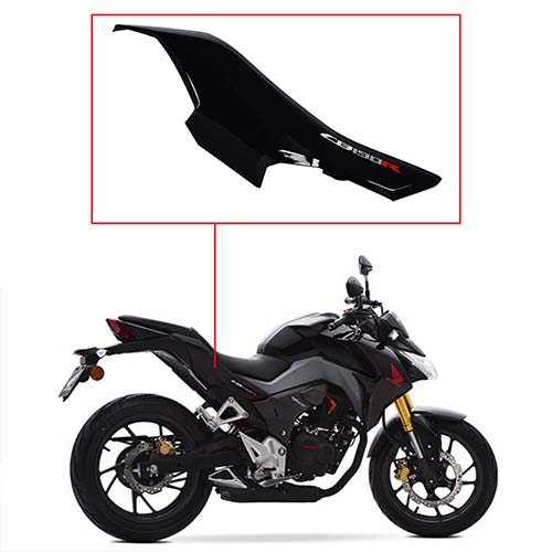 CACHA BAJO ASIENTO HONDA CB190R NEGRO LADO DERECHO MTC