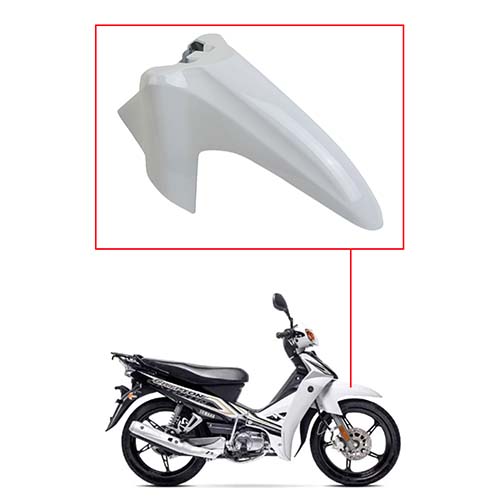 GUARDABARRO DEL. YAMAHA NEW CRYPTON 110 BLANCO MTC