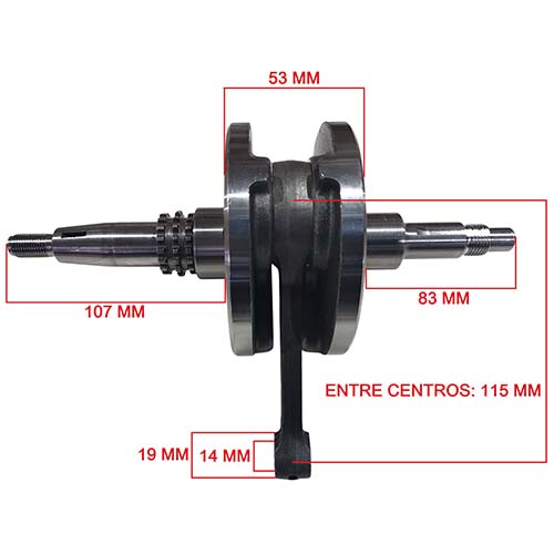 CIGUEÑAL COMPLETO SUZUKI EN125 STD