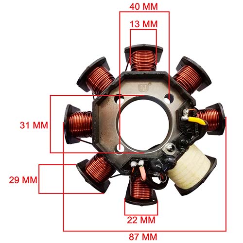 ESTATOR ZANELLA RX150 STD