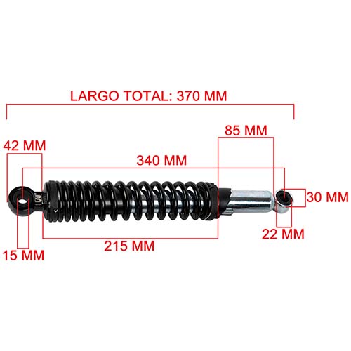 AMORTIGUADOR YAMAHA YBR 125 (JGO) STD