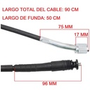 CABLE VELOCIMETRO HONDA CG TITAN 91/99/FAN STD