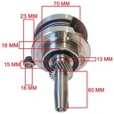 CIGUEÑAL COMPLETO MOTOMEL SKUA 250 BASE NEW/PRO VARILLERO OEM