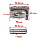 KIT CILINDRO + PISTON + AROS + KIT JUNTAS DE CILINDRO HONDA XR250 TORNADO + 290CC  POTENCIADO STD