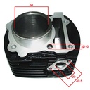 KIT CILINDRO + PISTON YAMAHA FZ16 STD