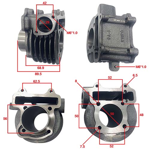 KIT CILINDRO + PISTON HONDA NAVI 110 STD