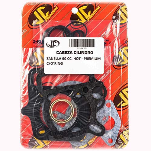 JUNTA TAPA DE CILINDRO ZANELLA 90 HOT PREMIUM C/ORING JC (21024P/O)