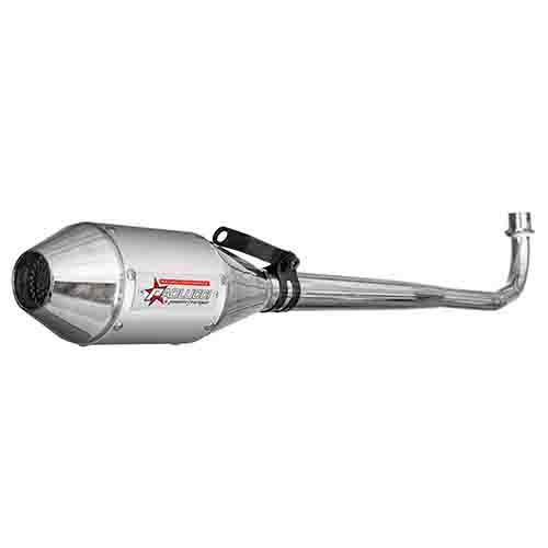 ESCAPE MOTO YAMAHA NEW CRYPTON 110 ST2 CROMO DEPORTIVO PAOLUCCI (EM110-22-C/D)(EM110NCRYPTON22-D)