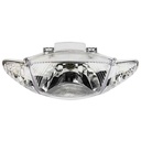 FAROL DELANTERO C/GIROS SMASH (CRISTAL+CRISTAL)/ MOTOMEL BIT /ZANELLA ZB110D Y OTRAS PLASTICA VC (464C)