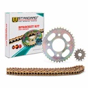 KIT TRANSMISION ZANELLA RX150/CE150/RD150/CG125 (38/15) C/CAD. DOR. STD