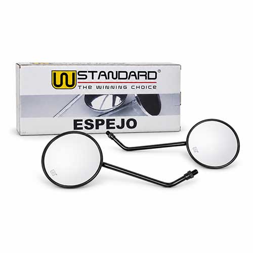 ESPEJO HONDA XR250 TORNADO / XR150L REDONDO C/CERTIFICACION EMARK WSTD03 (JGO) STD