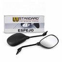 ESPEJO HONDA WAVE/YAMAHA CRYPTON T105 (ROSCA IZQ-DER) (JGO) STD EXCLU