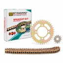 KIT TRANSMISION YAMAHA CRYPTON T105 (37/15) 428H-98L C/CAD. DOR. STD