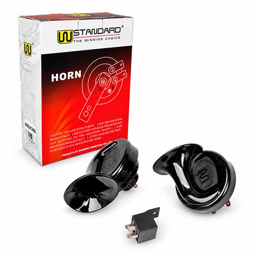 BOCINA 12 VOLTS (DOS TONOS) 2 pcs STD