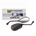 ESPEJO GUERRERO UNIV. NEGRO 10mm (OVAL UNIV.) (JGO) STD EXCLU