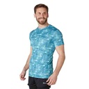 REMERA RUNNING HOMBRE TAYLOR AQUA TALLE S YAKKA (4003)