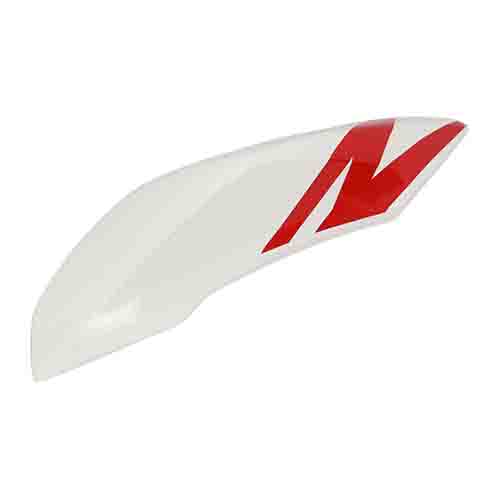 CACHA TANQUE SUPERIOR HONDA XR190L BLANCA LADO DERECHO MTC