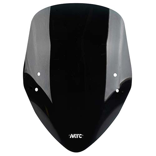 PARABRISA BAJAJ ROUSER NS200 (NEGRO) CON SOPORTES 3MM MTC (NAC)